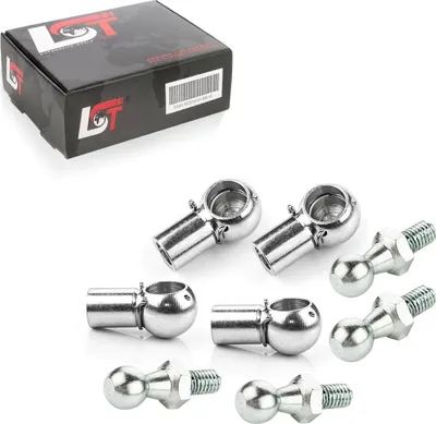 Produktbild von 4x Kugelpfanne mit Kugelzapfen M6 10mm für VW SEAT SKODA