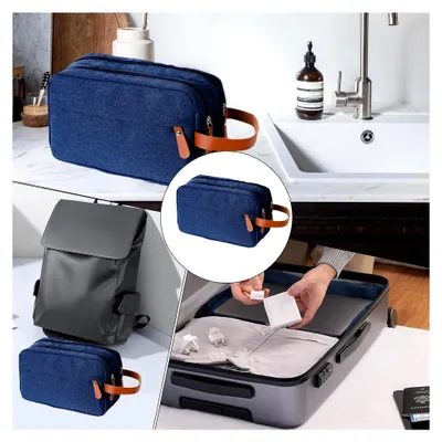 Produktbild von Herren-Kulturbeutel, Reisetasche für Toilettenartikel