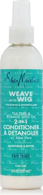 Produktbild von Shea Moisture Weave and Wig Tea Tee & Borage Seed Oil 2-In-1 Conditioner & Detangler 8oz 237ml