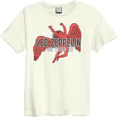 Produktbild von Amplified - "Led Zeppelin US Tour 77" T-Shirt für Herren/Damen Uni GD114 (XL) (Altweiß)