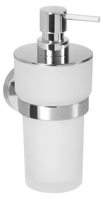 Produktbild von LARISSA Seifenspender, Milchglas, Chrom
