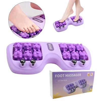 Produktbild von Fußmassagegeräte,Fußmassageroller,Portable Dual Foot Massage Roller,Fußmassagerolle für Plantarfasziitis,Massagegerät für Füße Fersensporn,Foot Massag