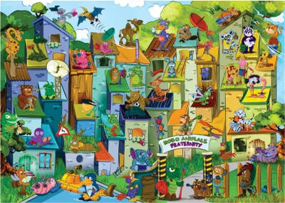 Immagine prodotto di Roovi Puzzle Robo Animals - Giocattolo puzzle da 1000 pezzi