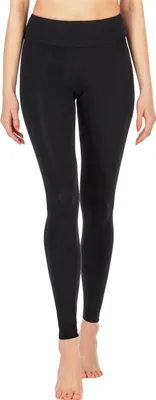 Produktbild von Merry Style Damen Lange Leggings Fitnesshose aus Viskose MS10-221 (Schwarz, M)