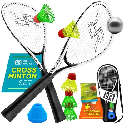 Productafbeelding van 5-delige Speed Badminton Set met Rackets en Shuttlecocks