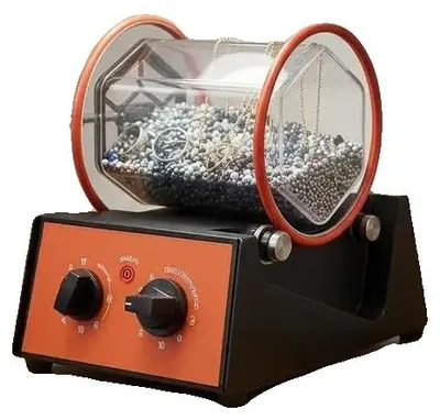 Image de Machine de polissage pour bijoux, avec réglage de la durée et de la vitesse, de couleur rouge