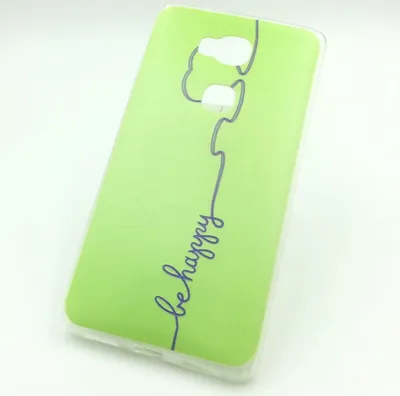Image de Coque de protection en silicone verte pour téléphone Huawei Honor 5X. Étui, protection, bumper