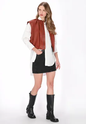 Immagine prodotto di SAPORTA, gilet da donna, color terracotta, taglia XL