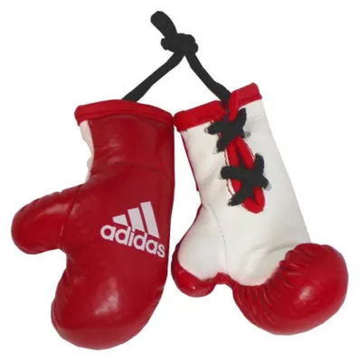 Produktbild von adidas Boxhandschuhe Anhänger rot
