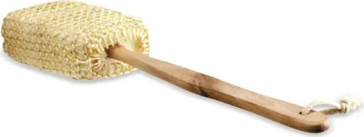 Immagine prodotto di Spugna da bagno e da massaggio con manico in legno