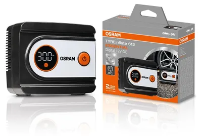 Zdjęcie produktu dla Kompresor powietrza Cyfrowa pompka do opon Napełnianie w 4,50 minuty OSRAM TYREinflate 611
