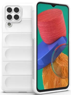 Produktbild von Samsung M33 Hülle, Weich TPU Silikon Stossfest Anti-rutsch Schutzhülle für Samsung Galaxy M33 Weiß