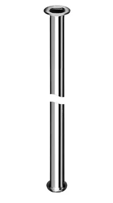Zdjęcie produktu dla Schell rura miedziana 10 mm 3/8" kielichowa/1/2" kielichowa 500 mm, chrom 500020699