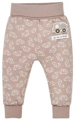Produktbild von BONDI Baby Legging "Auto-Motiv" 93990 | Cappuccino Größe: 80