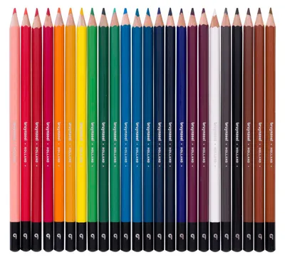 Image de Boîte de crayons de couleur Bruynzeel, 24 couleurs