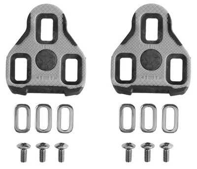 Produktbild von Exustar KEO Grip-Schuhplatten Set E-BLK11 0° / auch für Look Keo Pedale schwarz