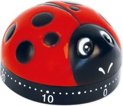 Produktbild von TimeTEX Zeitdauer-Uhr "Marienkäfer", 60 Minuten