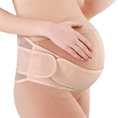 Produktbild von Schwangerschaftsgurt, Atmungsaktiv, Verstellbar, Beige, Unterstützung, Bauchstütze, für Schwangerschaft