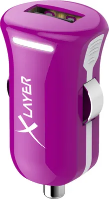Produktbild von Xlayer Kfz-Ladegerät XLayer Colour Line USB Adapter 2.4A