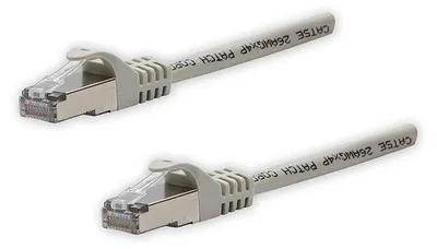 Zdjęcie produktu dla Neutralle Síťový LAN kabel FTP patchcord RJ45 samec - RJ45 samec 5 m stíněný čistá měď šedý