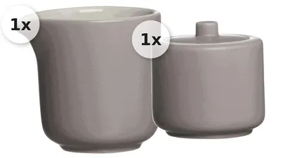 Produktbild von Milch & Zucker im Set Jasper taupe