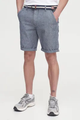 Produktbild von Indicode IDMews Herren Chino Shorts Bermuda kurze Hose mit Gürtel Eingriffstaschen 100% Baumwolle Regular fit