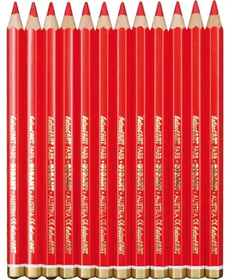 Image de Eduplay Set de crayons de couleur Crayons de couleur 12 pièces rouge clair