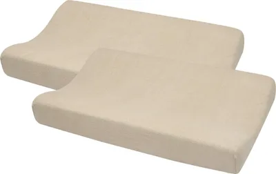 Produktbild von Meyco Wickelunterlagenbezug Uni - 2 Stück - Sand | Wickelunterlagen