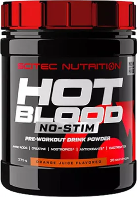 Produktbild von SCITEC Nutrition | Hot Blood No-Stim | Caffeine-Free Pre-Workout Orange