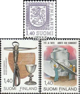 Produktbild von Briefmarken Finnland 1984 Mi 938,942,943 (kompl.Ausg.) postfrisch Wappen