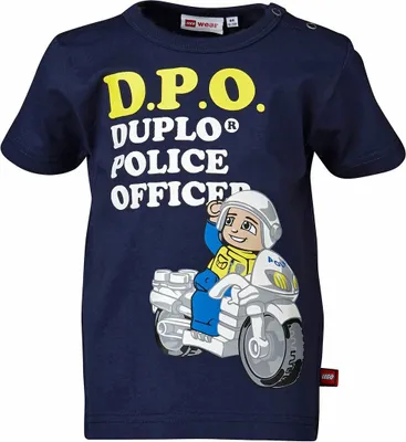 Produktbild von Lego Wear Duplo Gr. 74 Police T-Shirt Shirt Polizei