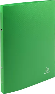 Produktbild von Exacompta 25x Ringbuch aus PP 500µ mit 2Ring Rücken 20mm A4 - Hellgrün - 54193SE