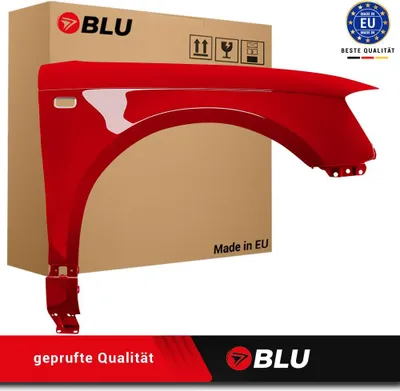 Image de BLU Aile Compatible avec Audi A3 8P II-generation LY3J Droite Rot BrillantRot | 2003-2008 | Avant | Peint| Prêt à Monter | Galvanisé
