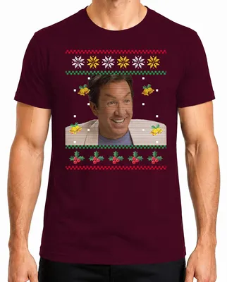 Immagine prodotto di Maglietta da uomo Santa - Ugly Christmas Sweater, Borgogna, M