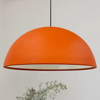 Produktbild von Pendelleuchte I Lipeo I Groß Hängelampe, Orange Modern Lampe