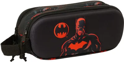 Zdjęcie produktu dla Podwójne uniwersalne etui 3D Batman Black 21 x 8 x 6 cm