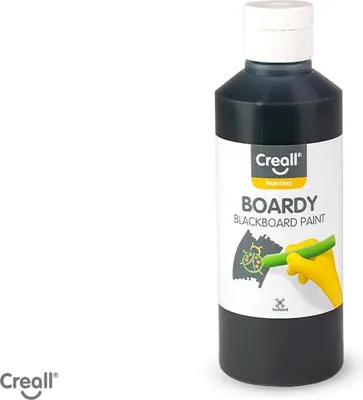Produktbild von Creall Tafelfarbe schwarz 250 ml - kreative Farbe für Kreidetafeln