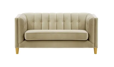 Produktbild von SLF24 - Zweisitzer-Sofa Sodre - beige - Velluto 3