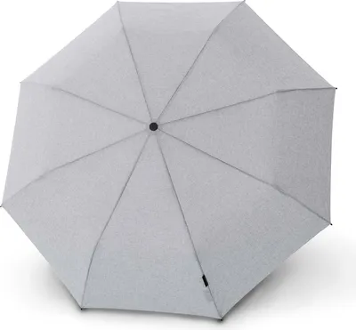 Image de Knirps parapluie de poche parapluie C.241 Chrome Matt Duomatic Melange Grey gris clair