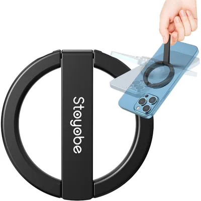 Immagine prodotto di Staffa Magnetica Stoyobe Supporto Magnetico Per Telefono Nero (Hf-Iv)