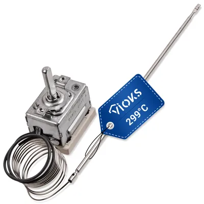 Produktbild von VIOKS Thermostat Ersatz für Amica 8032828 EGO 55.17069.140 299°C für Backofen