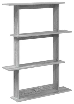 Obrázok produktu pre Nástenná polica Sonoma, sivá, 100 x 20 x 126 cm