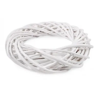 Produktbild von Weidenkranz 25 cm weiß Weide Dekokranz Türkanz Tischkranz
