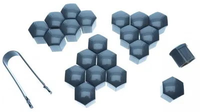 Immagine prodotto di copribulloni rossi da 19 mm, 20 pezzi.