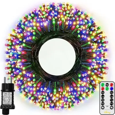 Produktbild von LED-Lichterkette 400-flammig, 8 Modi, 4 Helligkeitsstufen, Innen & Außen, inkl. Fernbedienung