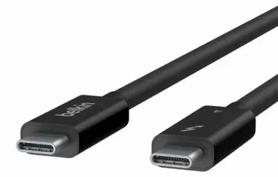 Image de Belkin INZ003BT1MBK Câble Thunderbolt 1 m 40 Gbit/s Noir