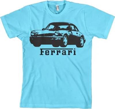 Produktbild von Ferrari 911 T-Shirt - Medium - Skyblue