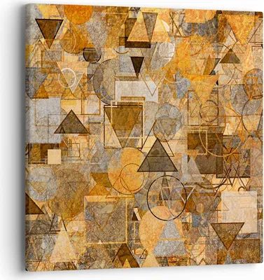 Produktbild von Bild auf Leinwand - Leinwandbild - Abstraktion modern - 40x40cm - Wand Bild - Wanddeko - Wandbilder - Leinwanddruck - Bilder - Kunstdruck - Wanddekoration - Leinwand bilder - Wandkunst - AC40x40-4021