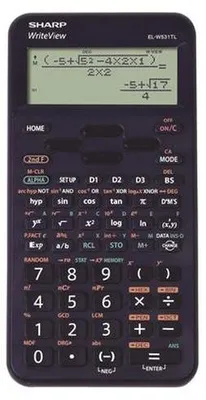 Obrázok produktu pre Kalkulačka, vedecká, 420 funkcií, SHARP "EL-W531TL", modrá