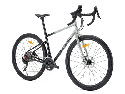 Produktbild von ROCKBROS SPT AL2 Rennrad 700C Aluminium mit 10 Gang Shimano TIAGRA race bike 4-Kolben Hydraulische Scheibenbremsen M(700C*450) Schwarz grau